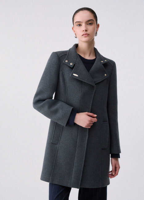 Cappotto in panno grigio LIU JO Cappotto in panno grigio LIU JO