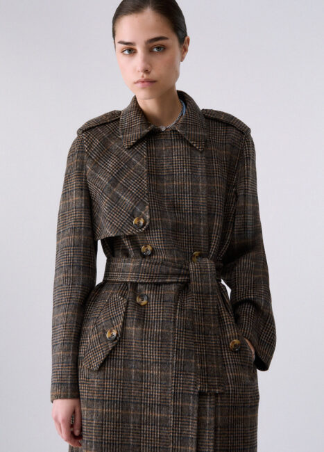 LIU JO nuovo cappotto a quadri inverno 2026 2027 LIU JO nuovo cappotto a quadri inverno 2026 2027