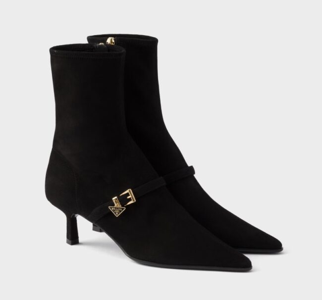 Stivaletti con tacco kitten heel