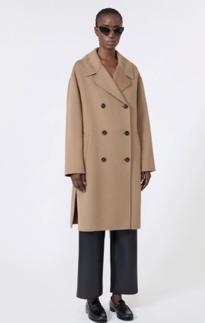 Cappotto in lana colore cammello S Max Mara Cappotto in lana colore cammello S Max Mara