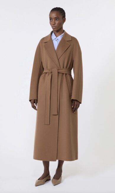 Cappotto lungo a vestaglia linea S Max Mara inverno 2026 2027 Cappotto lungo a vestaglia linea S Max Mara inverno 2026 2027