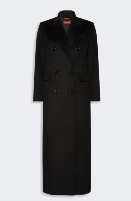 Cappotto lungo nero doppiopetto STUDIO Max Mara inverno 2027 Cappotto lungo nero doppiopetto STUDIO Max Mara inverno 2027