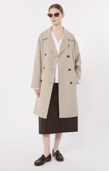 Cappotto midi doppiopetto linea s Max Mara Cappotto midi doppiopetto linea s Max Mara