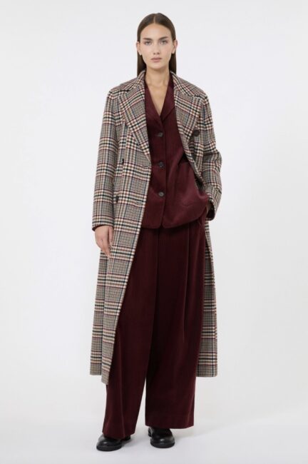 Nuovo cappotto a quadri S Max Mara Nuovo cappotto a quadri S Max Mara