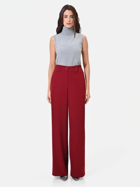 Pantalone morbido a vita alta Rinascimento
