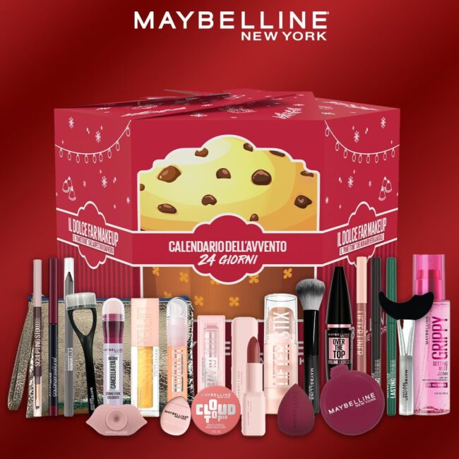 Sorprese Calendario Avvento Maybelline Natale 2026